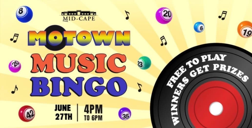 Motown Music Bingo