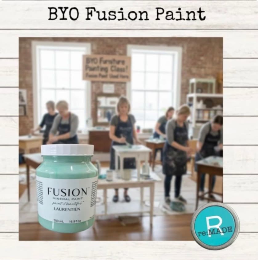 BYO Fusion Painting Class w/ Jan