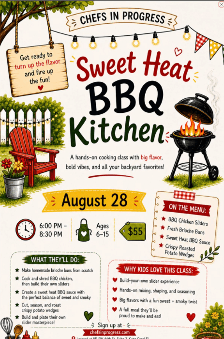 SWEET HEAT BBQ Cooking Class