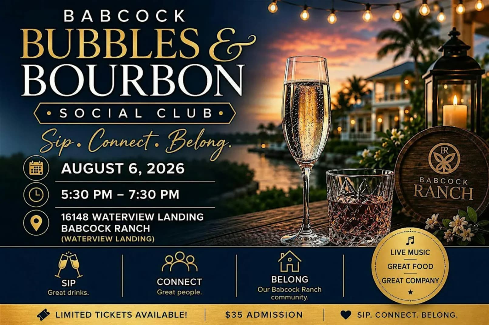 Babcock Bubbles & Bourbon Social Club