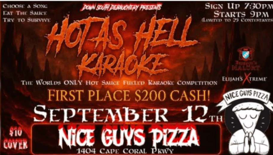 Hot As Hell Karaoke with DOWN SOUTH DEBAUCHERY!!